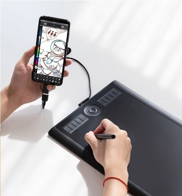 Графический планшет GAOMON M10K Pro черный