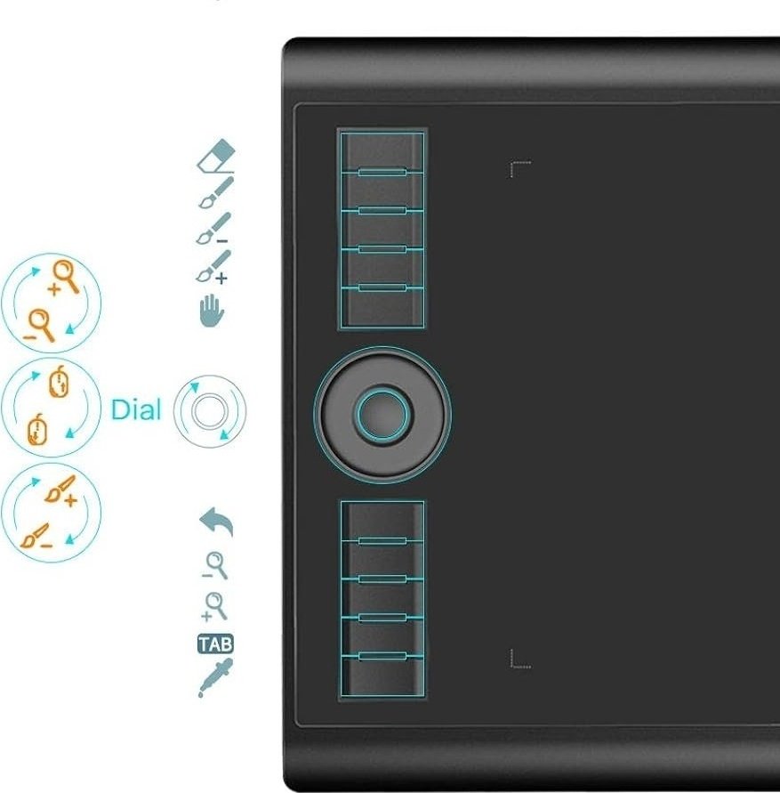 Графический планшет GAOMON M10K Pro черный купить,31500