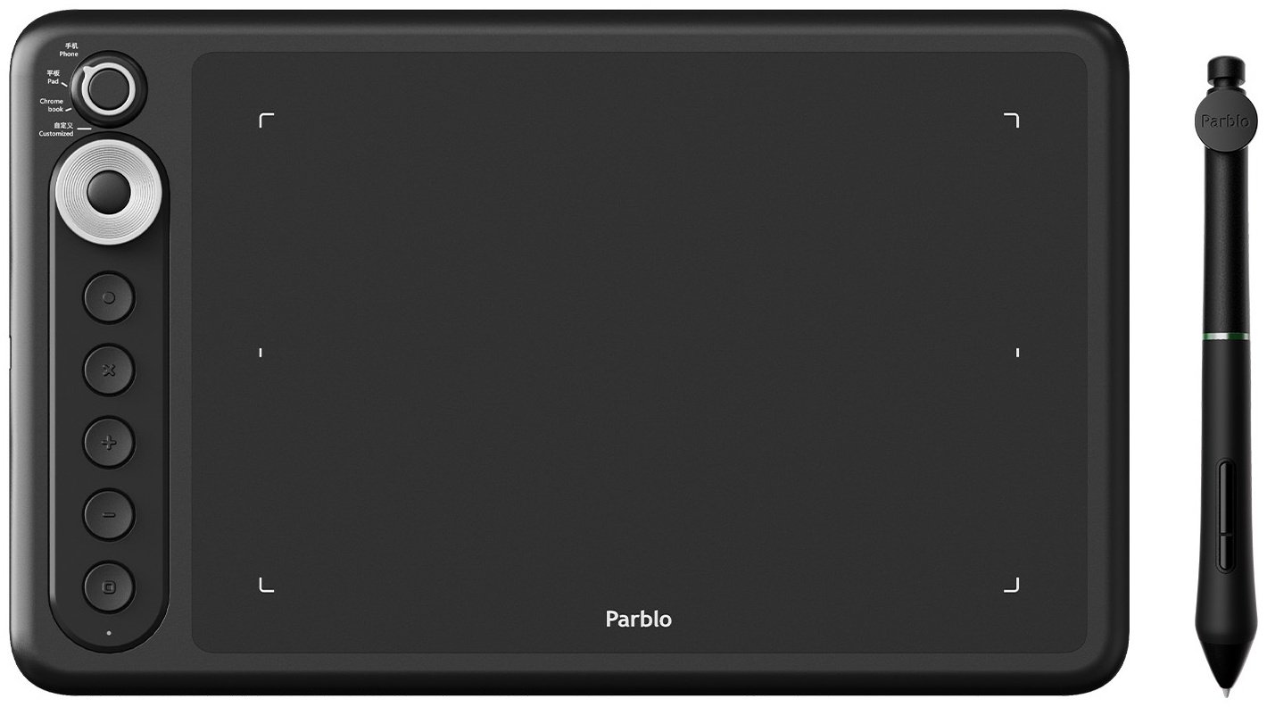 Графический планшет Parblo Intangbo X7 черный купить,37000