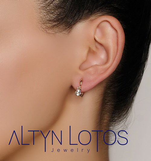 Серьги Кристалл NL402 2,63гр. купить,NaN