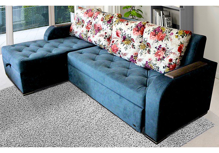 Диван Bella Mebel Molis Lux бирюзовый купить,NaN