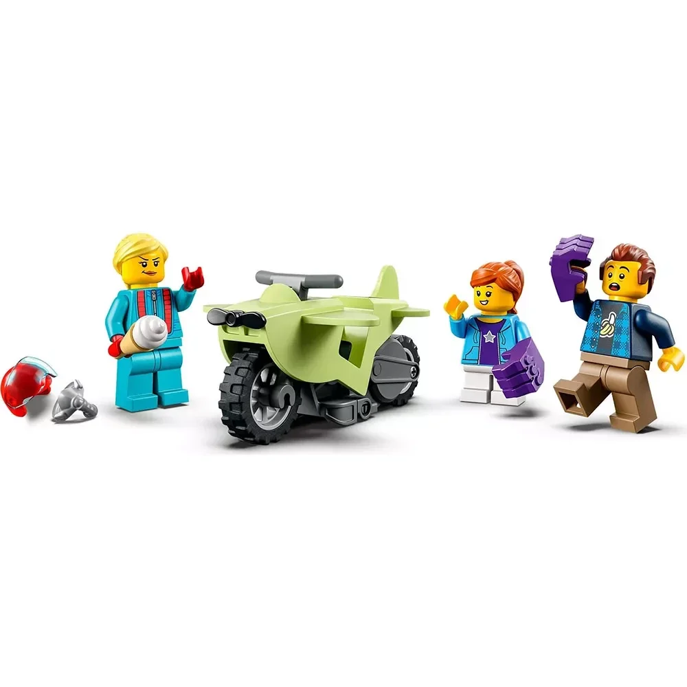 Конструктор LEGO City Stuntz Каскадерская петля «Удар Шимпанзе» 60338  купить,0