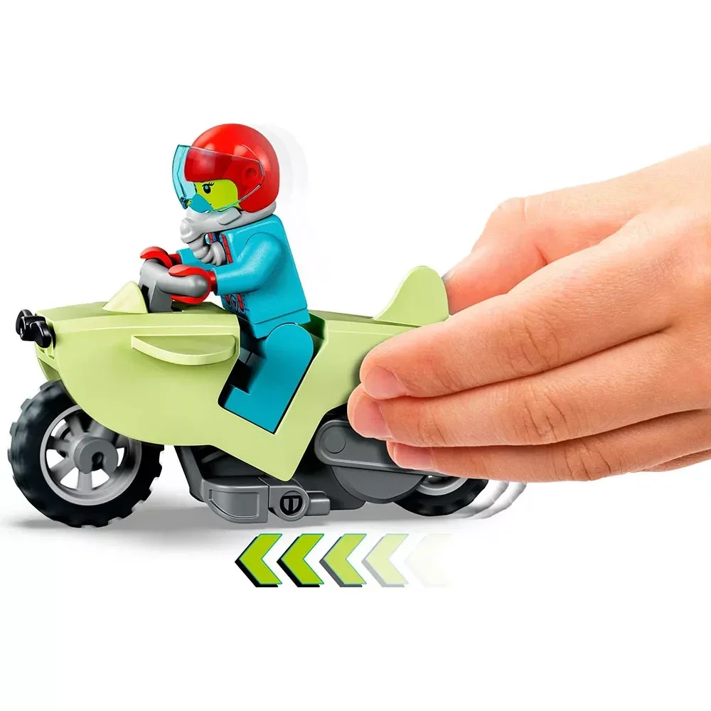 Конструктор LEGO City Stuntz Каскадерская петля «Удар Шимпанзе» 60338  купить,0