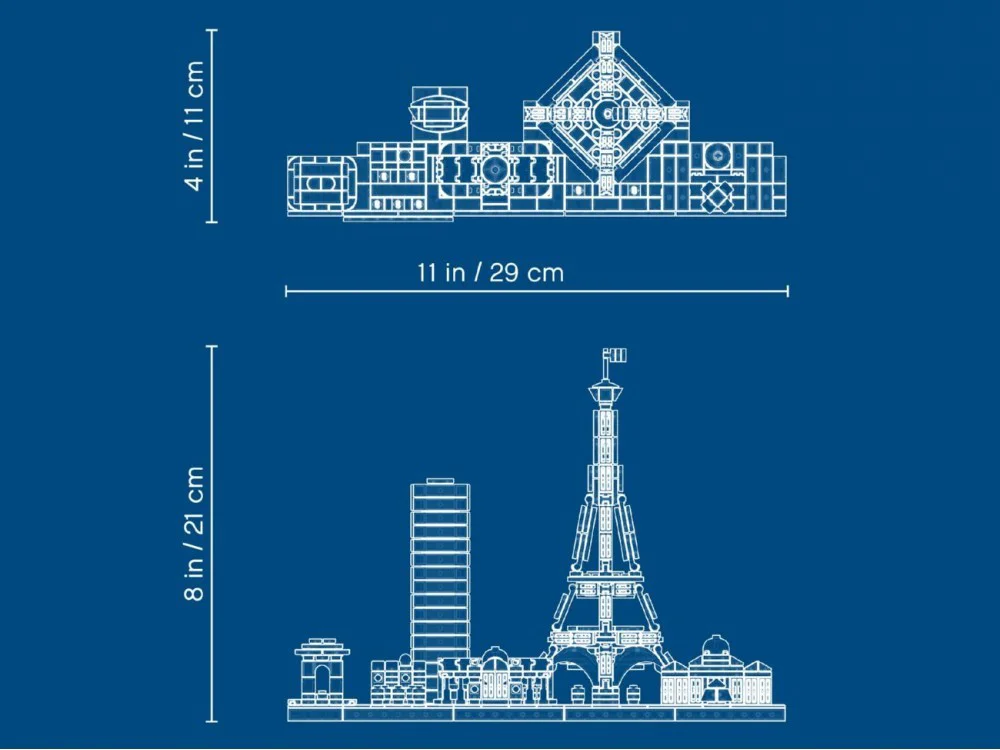Конструктор LEGO Architecture Париж 21044 купить,45000