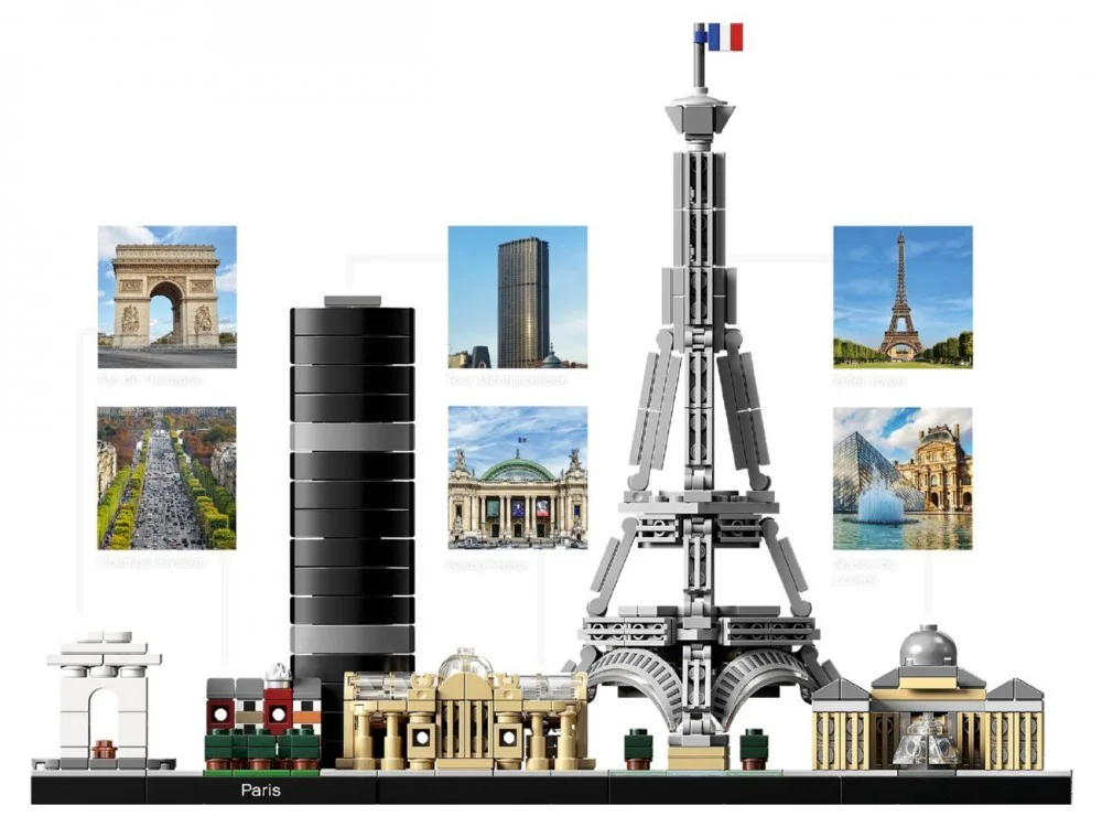 Конструктор LEGO Architecture Париж 21044 купить,45000