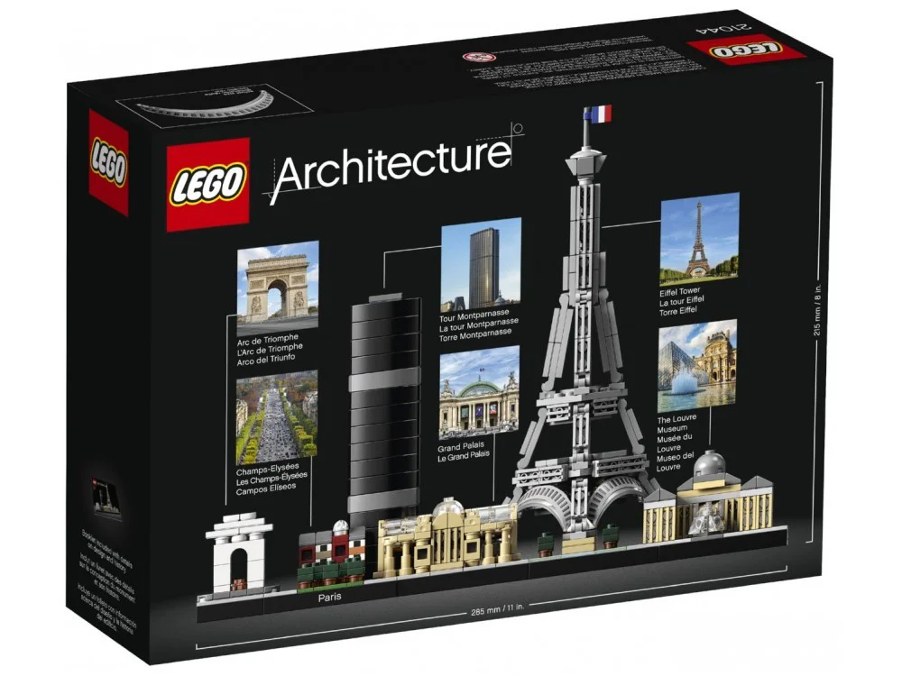 Конструктор LEGO Architecture Париж 21044 купить,45000