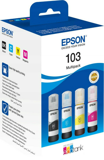 Комплект чернил Epson 103 C13T00S64A 4 цвета 