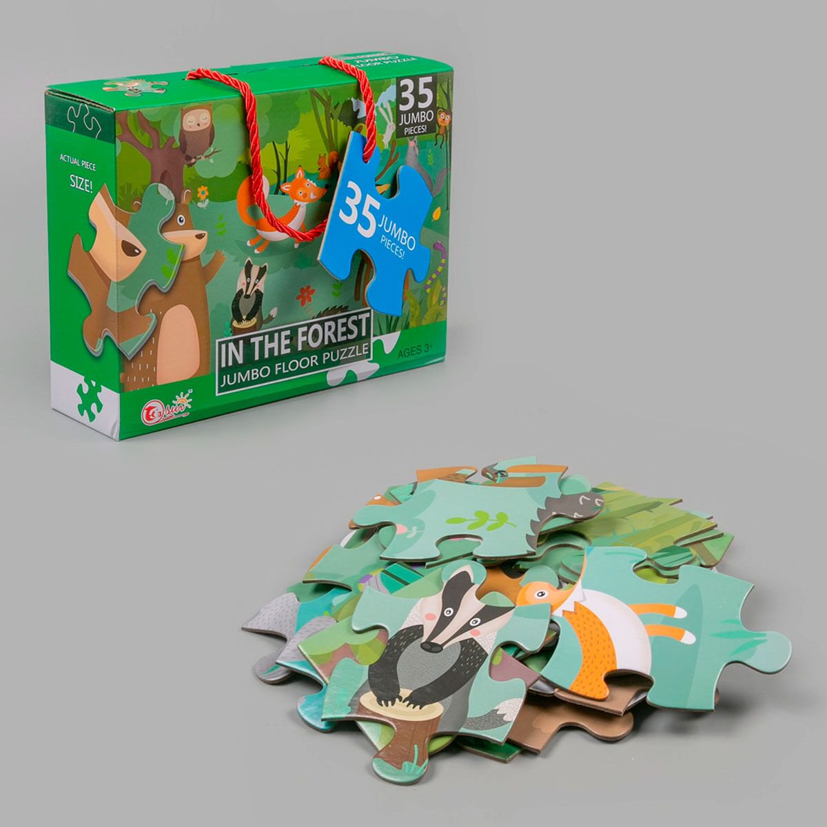 Пазлы Puzzles Лесные животные 35 деталей купить,NaN
