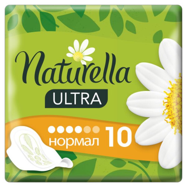 Прокладки Naturella Ultra Normal Ромашка 4 капли 10шт 