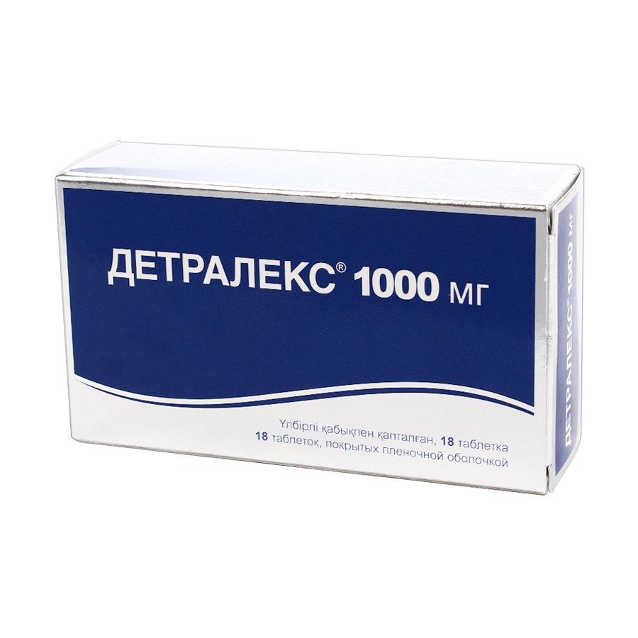 Servier Rus Детралекс 1000 мг 18шт таблетки.
