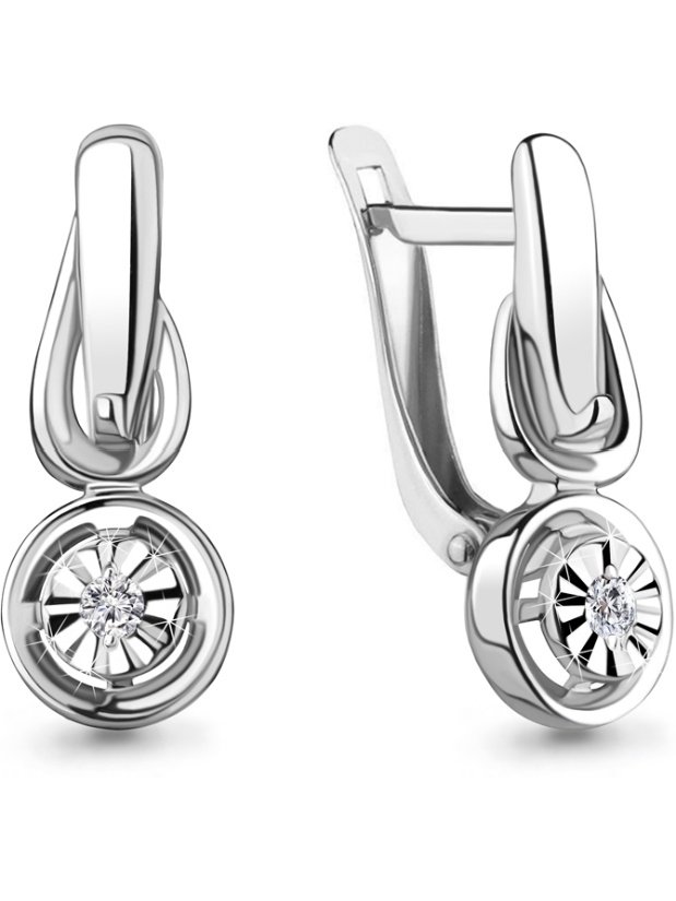 Серьги Aquamarine 48886  купить,NaN