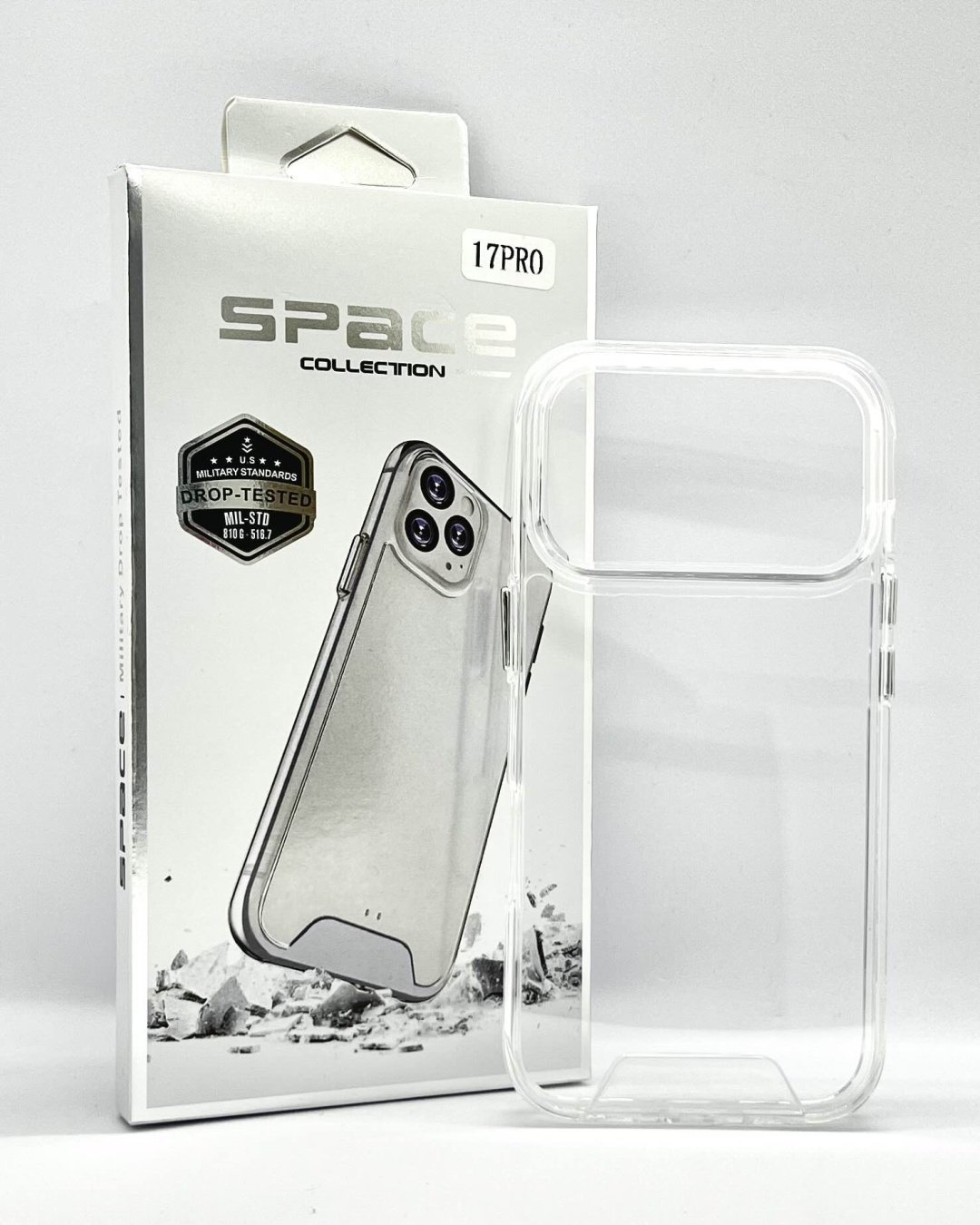 Чехол Space для Apple iPhone 17 Pro прозрачный - ForteMarket Чехол Space для Apple iPhone 17 Pro прозрачный купить,445