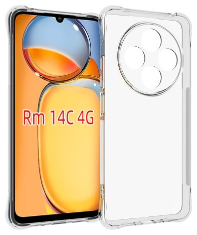 Чехол AKC для Xiaomi Redmi 14C, Poco C75, Redmi A4 прозрачный купить,250