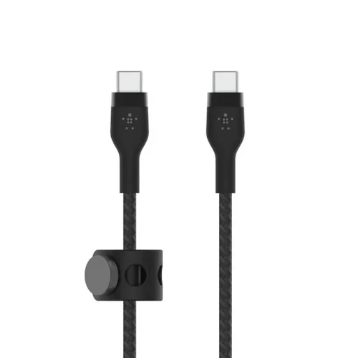 Кабель Belkin USB-C to USB-C 2.0 Braided silicone CAB011BT1MBK 1м Black