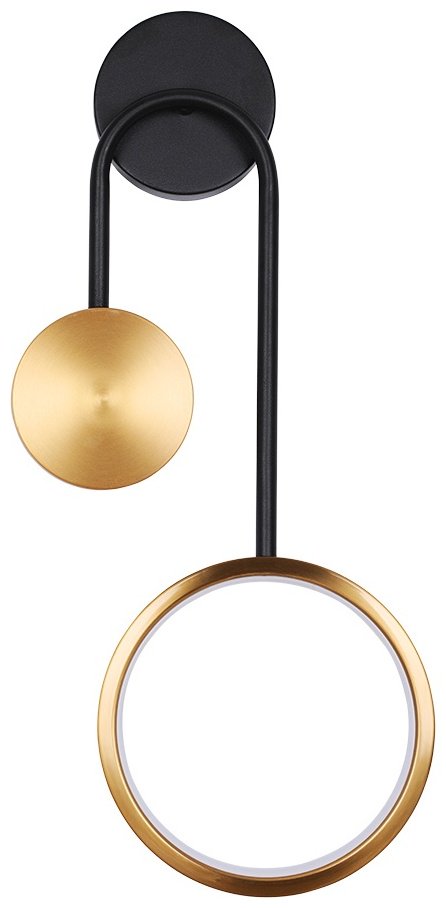 Светильник настенный Arte Lamp LED 16 Вт черный, белый