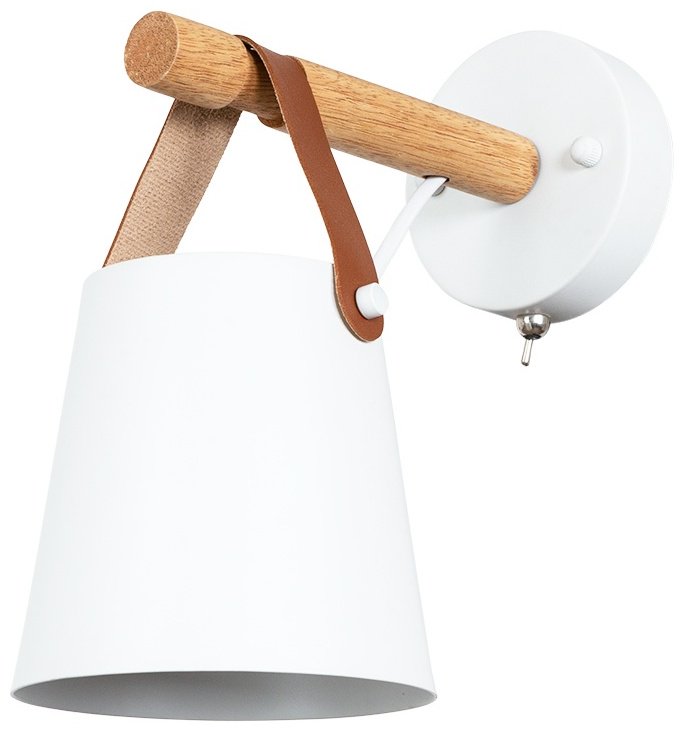 Бра настенный Arte Lamp E27, белый, бежевый