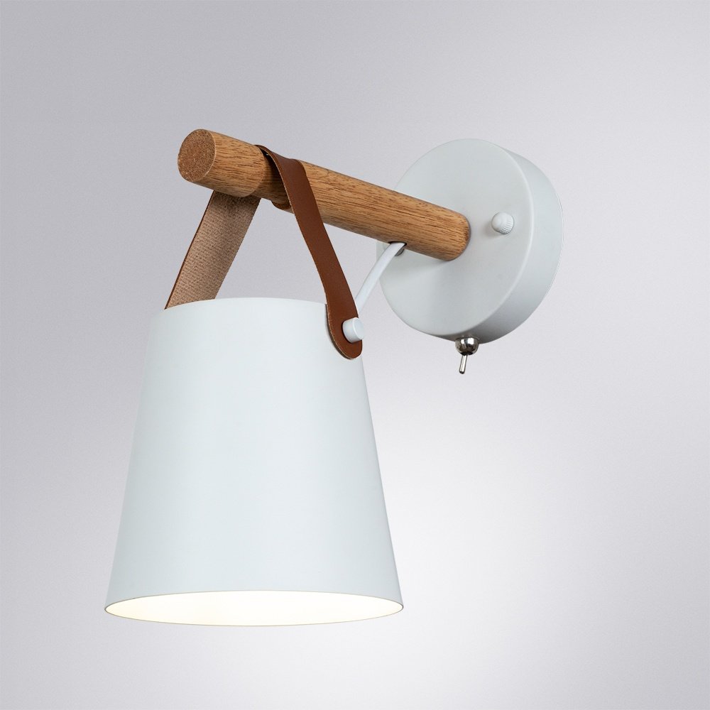 Бра настенный Arte Lamp E27, белый, бежевый