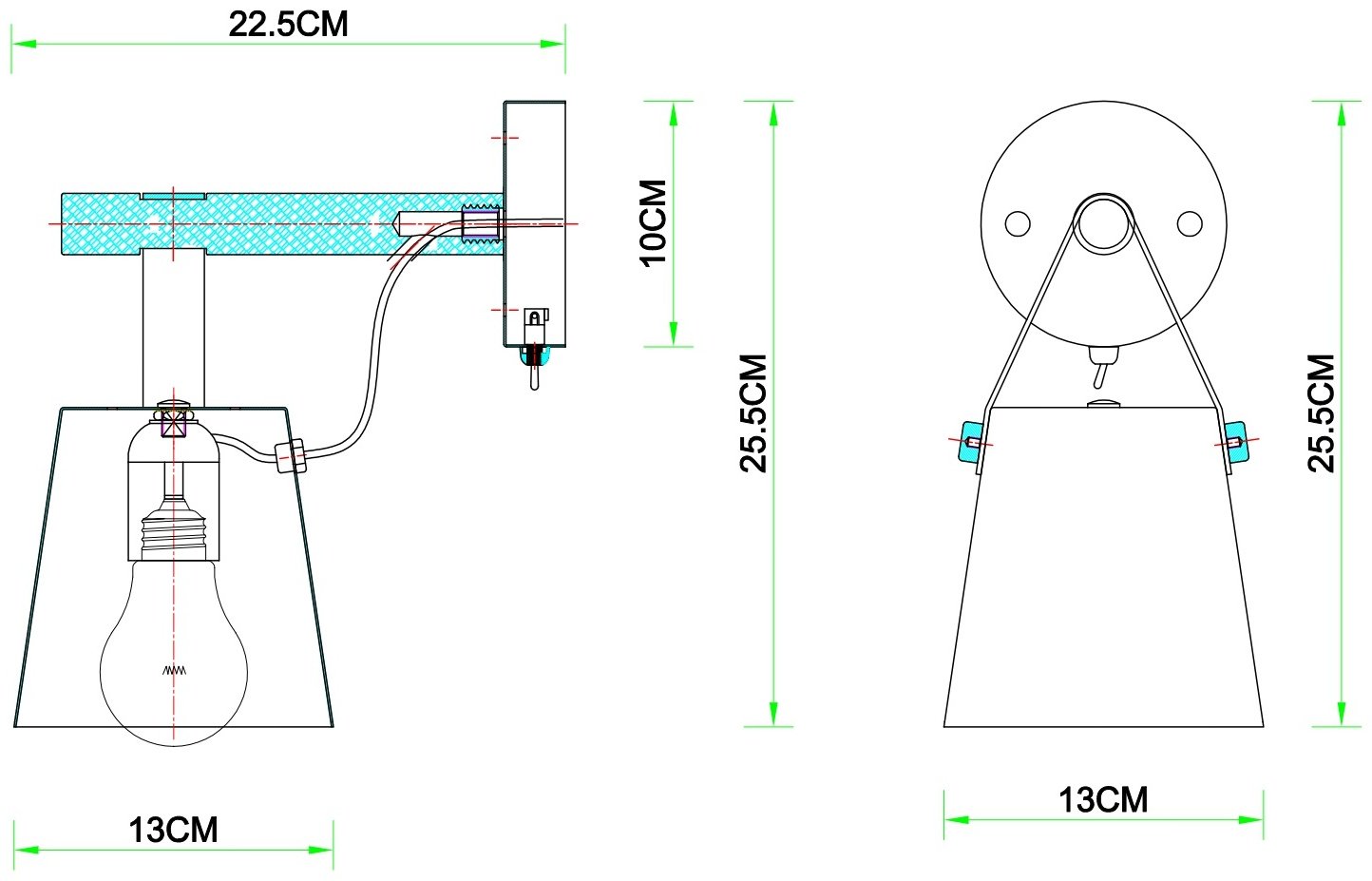 Бра настенный Arte Lamp E27, белый, бежевый