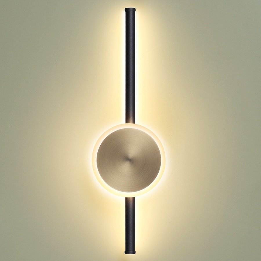 Светильник настенный Odeon Light LED черный, бронза
