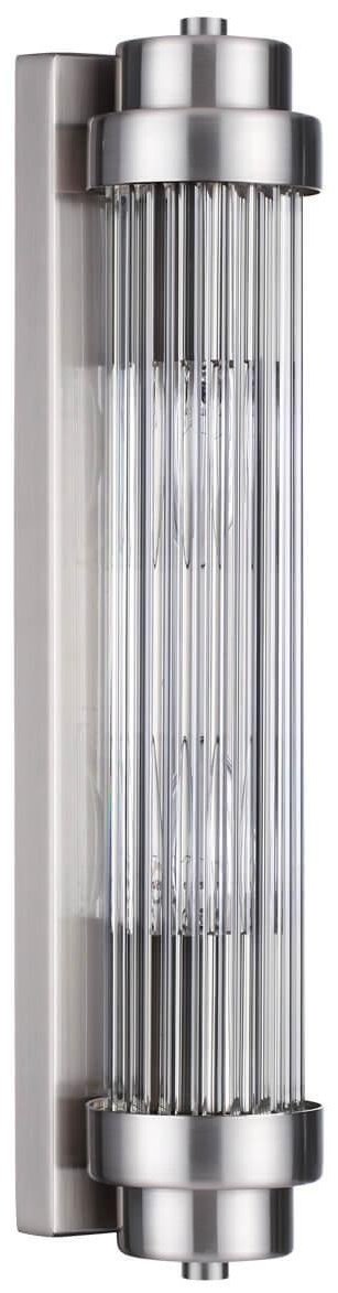 Светильник настенный Odeon Light E14 40 Вт серебристый, прозрачный