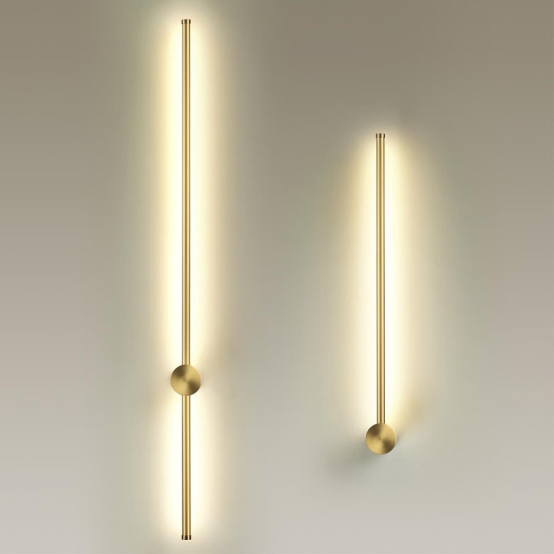 Бра настенный Odeon Light LED, черный, золотистый