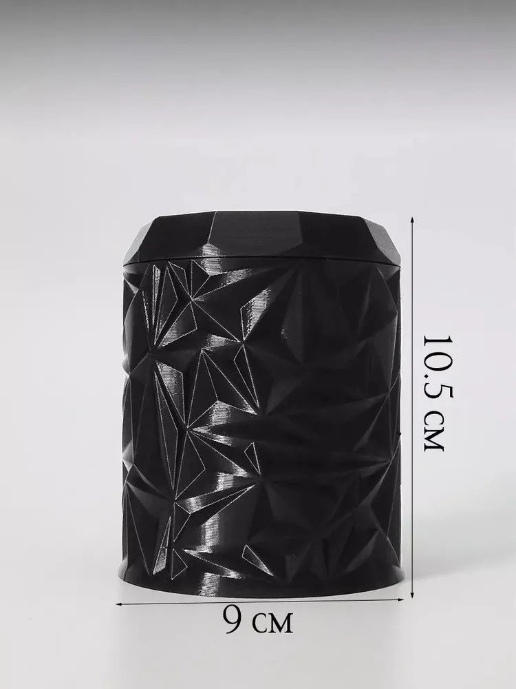 Декоративная пепельница 9x9x10 см, пластик купить,2760