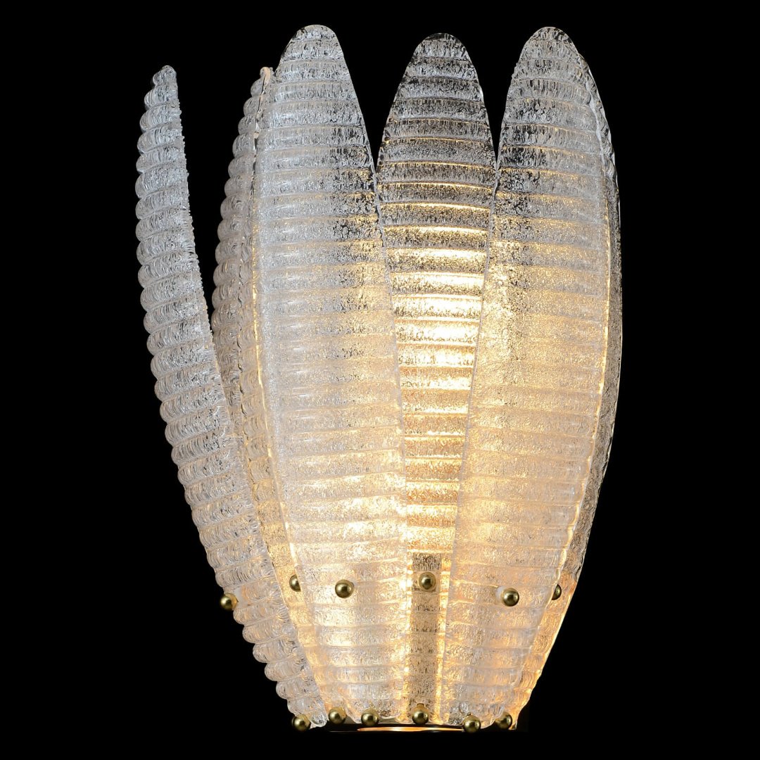 Бра настенный Crystal Lux E14, золотистый, прозрачный