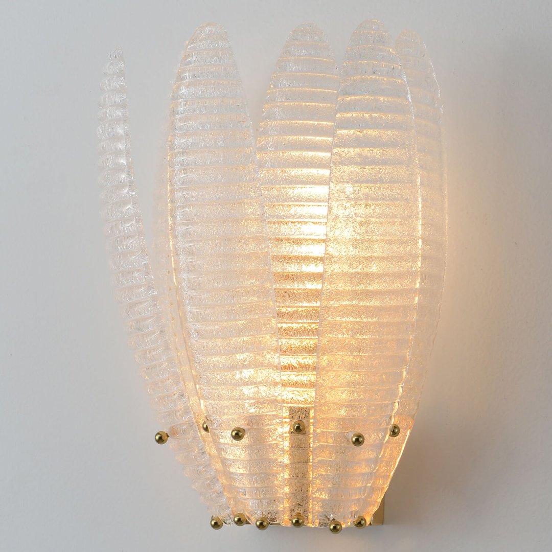 Бра настенный Crystal Lux E14, золотистый, прозрачный