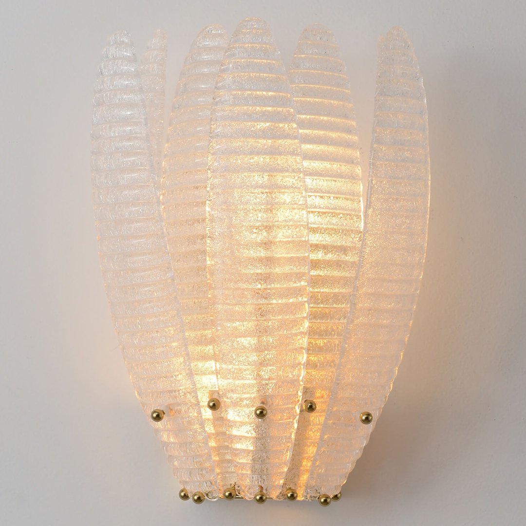 Бра настенный Crystal Lux E14, золотистый, прозрачный