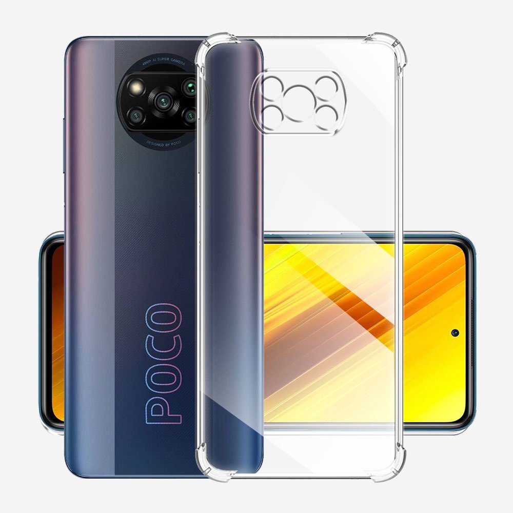 Чехол Crystal Mirror для POCO POCO X3/X3 Pro прозрачный купить,795