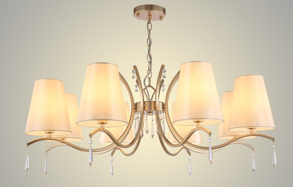 Люстра подвесная Crystal Lux E14, кол-во ламп: 8 шт купить,174300