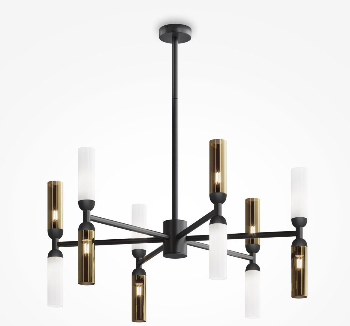 Светильник потолочный Maytoni G9 28 Вт черный купить,200700