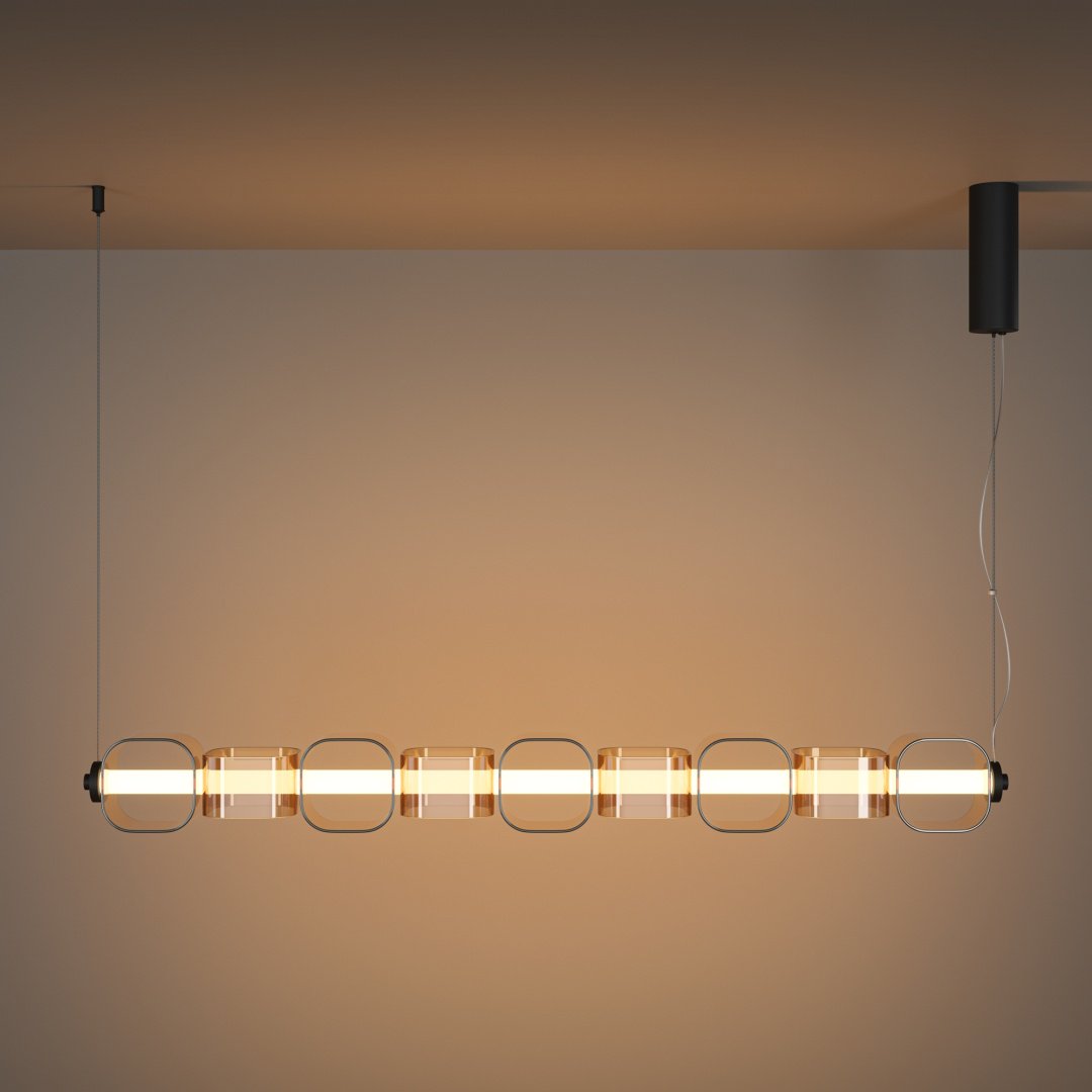 Люстра подвесная SVET KZ LED, кол-во ламп: 1 шт купить,238900