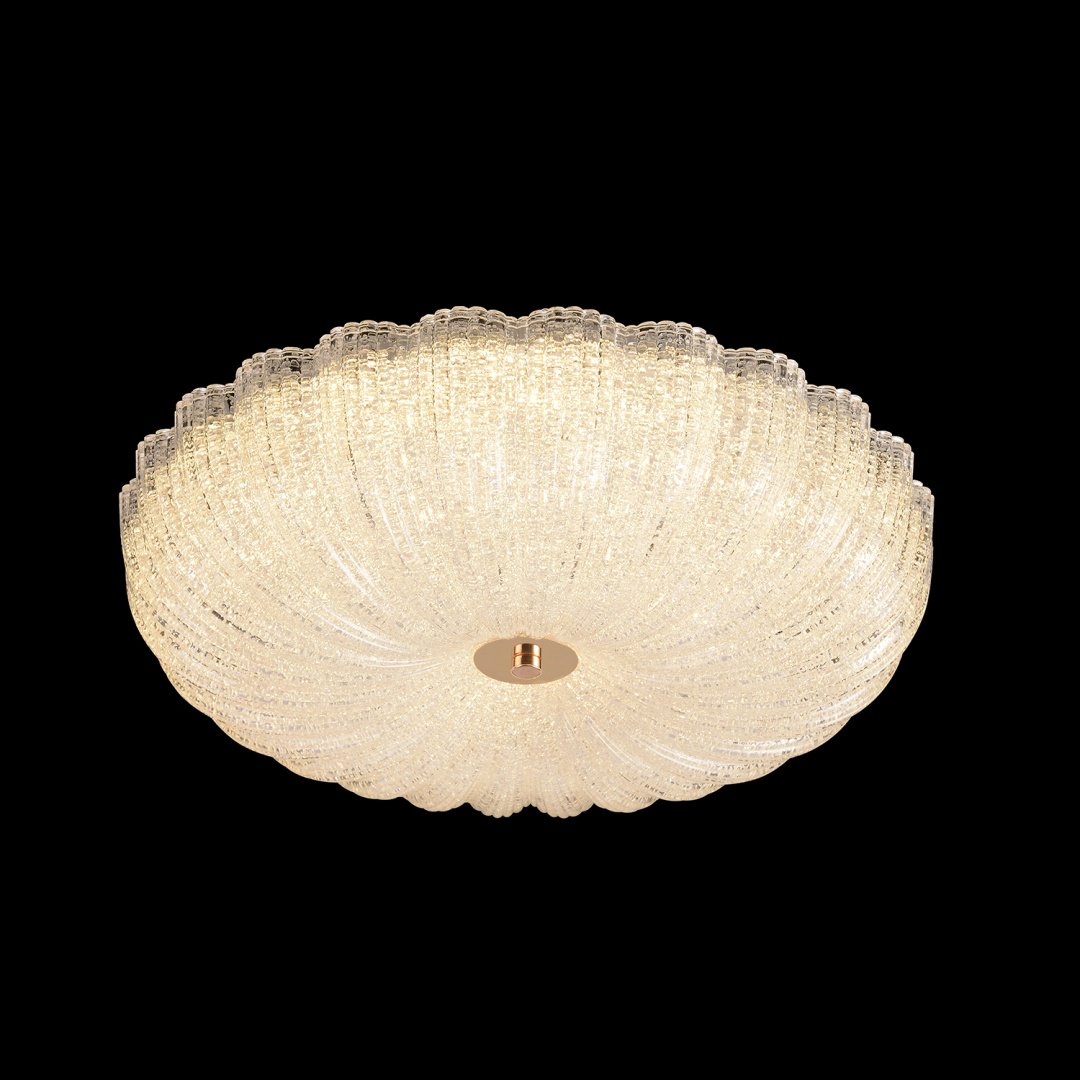 Светильник потолочный Crystal Lux LED 30 Вт золотистый, прозрачный