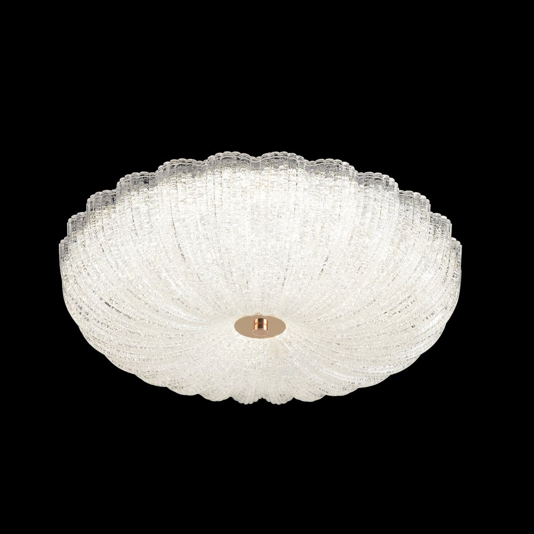Светильник потолочный Crystal Lux LED 30 Вт золотистый, прозрачный