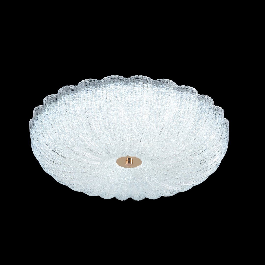 Светильник потолочный Crystal Lux LED 30 Вт золотистый, прозрачный