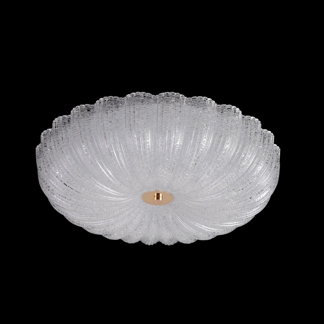 Светильник потолочный Crystal Lux LED 30 Вт золотистый, прозрачный