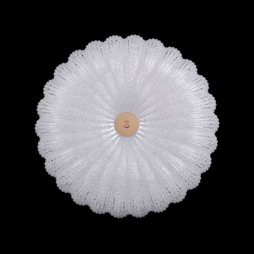 Светильник потолочный Crystal Lux LED 30 Вт золотистый, прозрачный