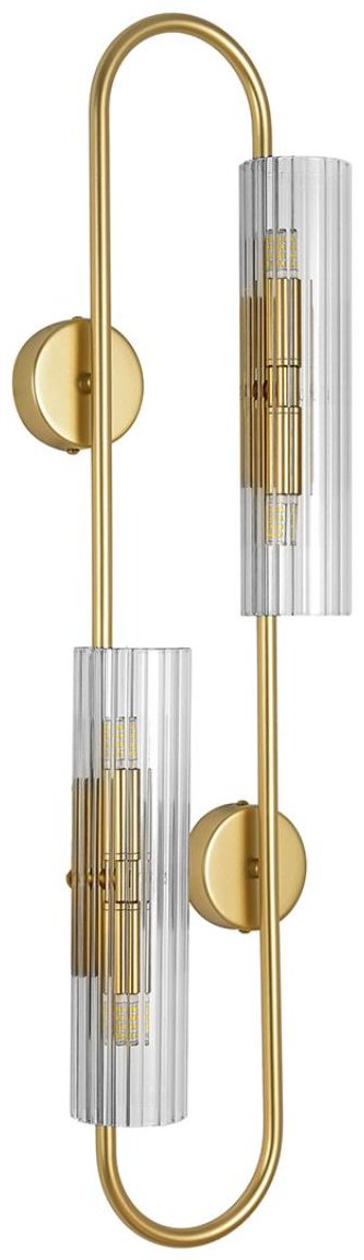 Бра настенный Lumion G9, золотистый, прозрачный
