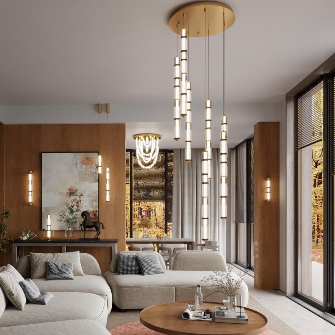Бра настенный Odeon Light LED, бронза, латунь