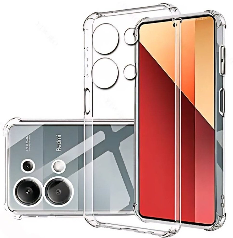 Чехол Crystal Mirror для Xiaomi Redmi Note 13 Pro 4G прозрачный купить,250