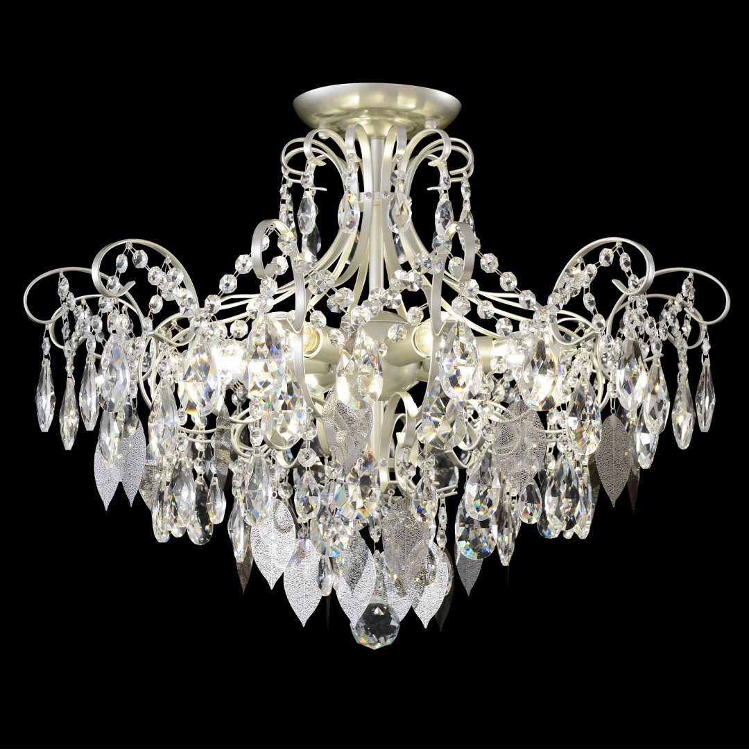 Люстра потолочная Crystal Lux E14, кол-во ламп: 6 шт купить,174300