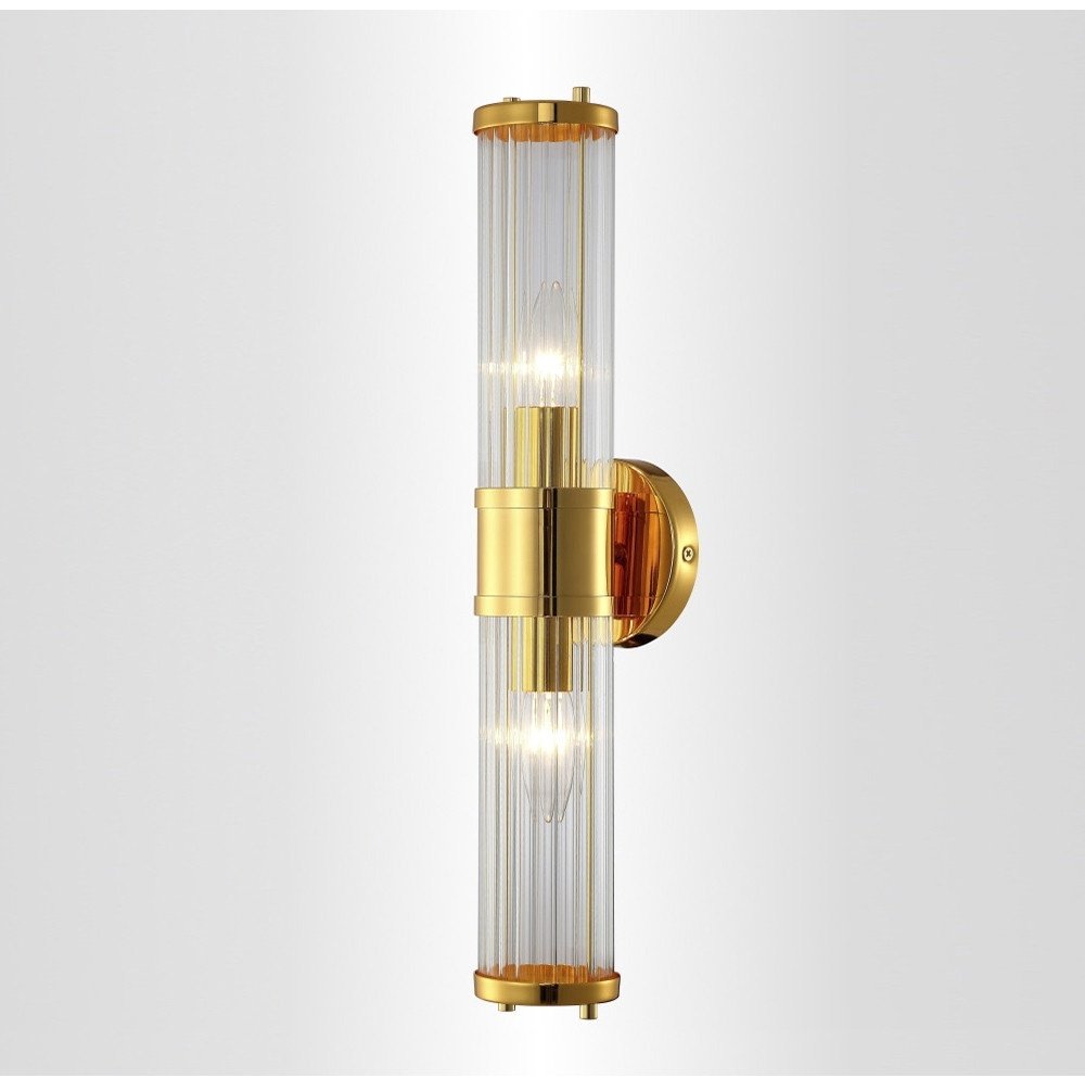 Бра настенный Crystal Lux Е14, золотистый