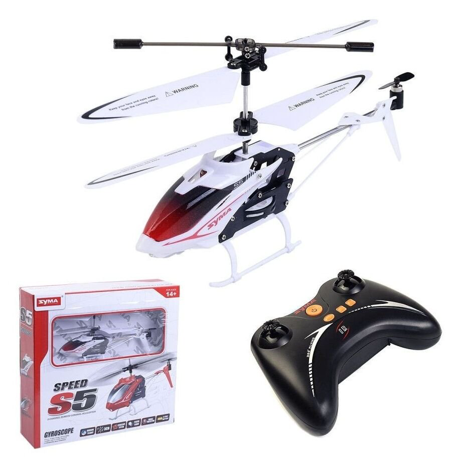 Вертолет Syma S5 белый купить,NaN
