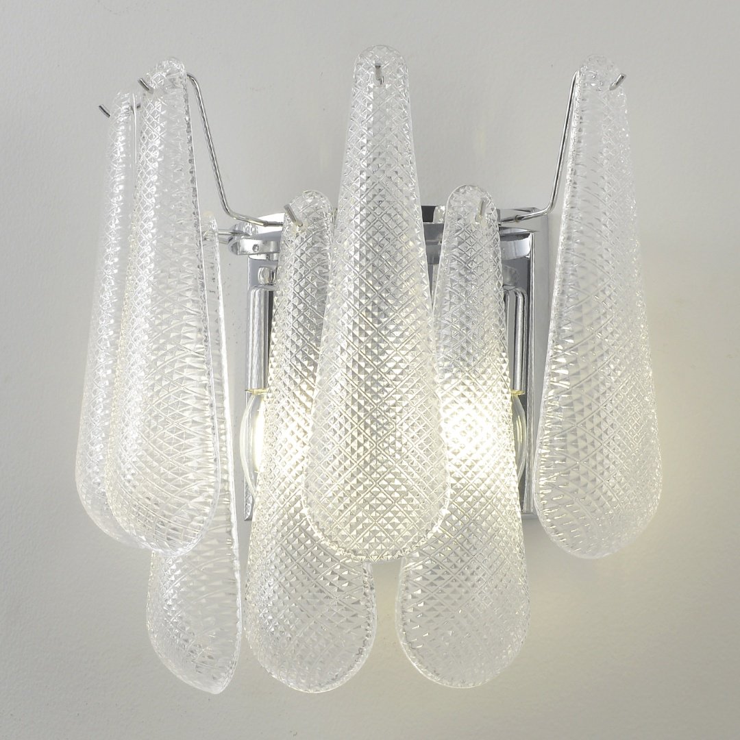 Бра настенный Crystal Lux E14, хром купить,66500