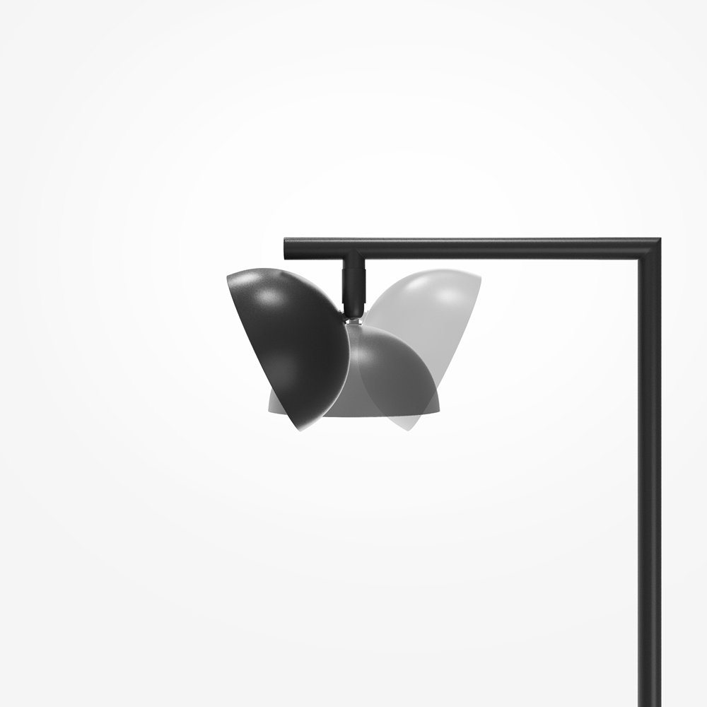 Напольная лампа Maytoni Modern LED, 13 Вт, алюминий