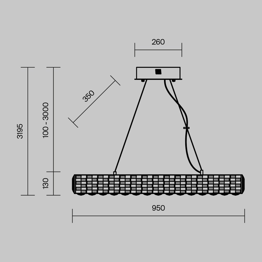 Люстра подвесная Maytoni LED, кол-во ламп: 1 шт купить,598900