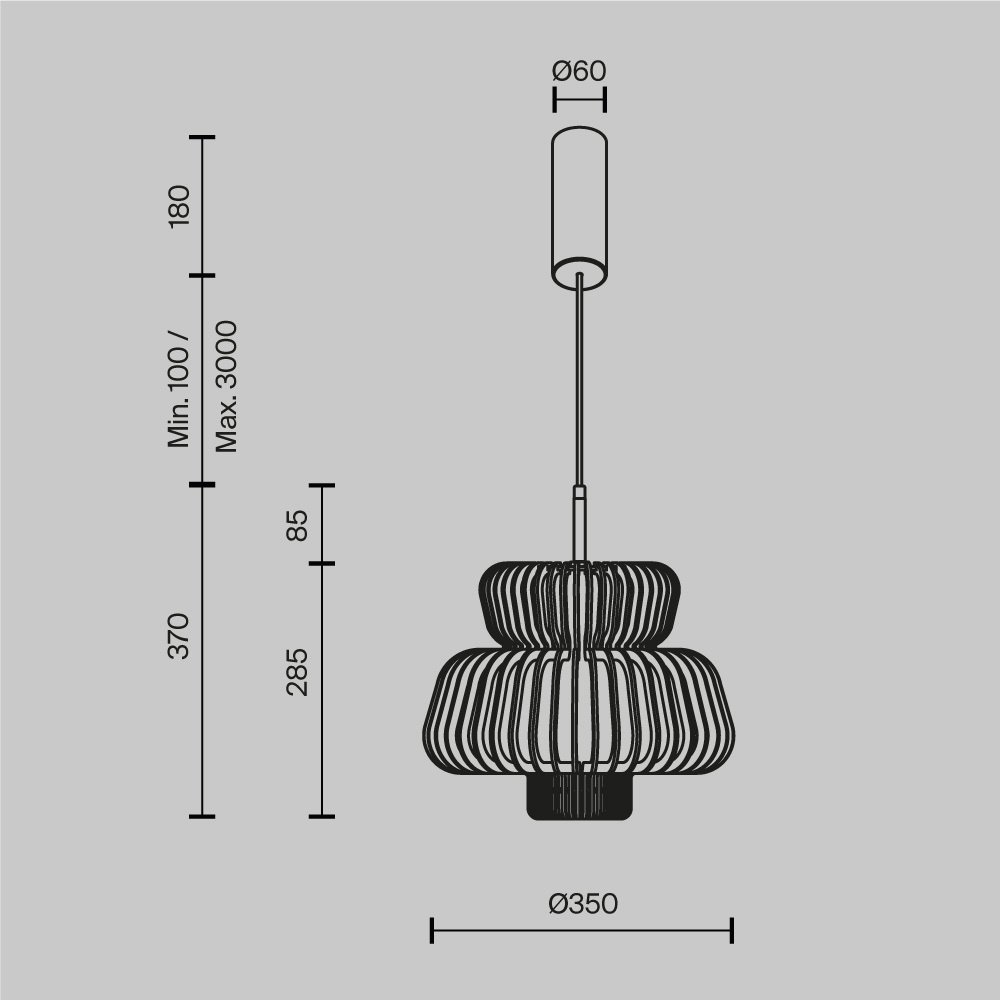 Люстра подвесная Maytoni LED, кол-во ламп: 1 шт купить,147400