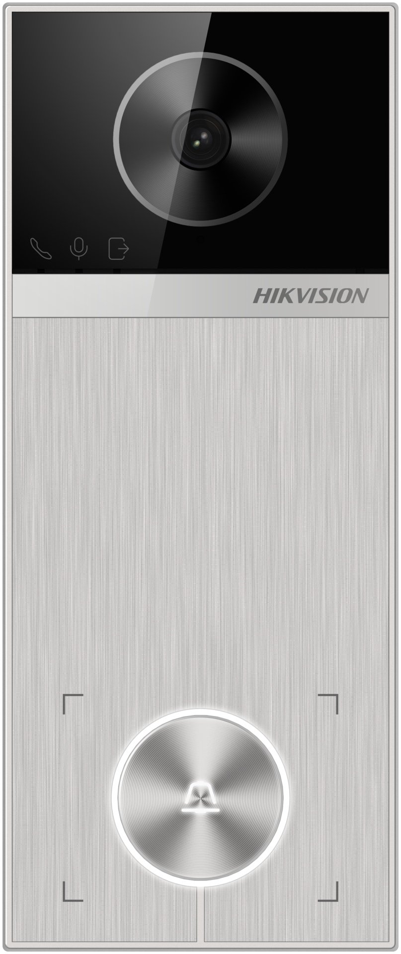 Hikvision вызывная панель DS-KV6114-MWBE1 серебристый купить,90093