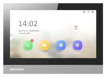 Hikvision видеодомофон DS-KH8381-TE1 черный